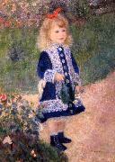 A Girl with a Watering Can, Pierre Auguste Renoir